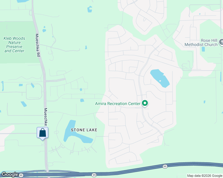 map of restaurants, bars, coffee shops, grocery stores, and more near 19700 Stone Lake Drive in Tomball