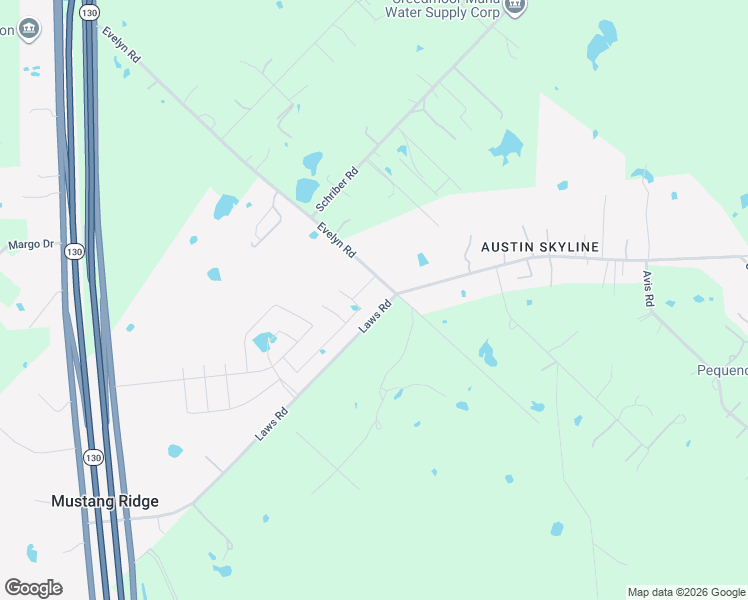 map of restaurants, bars, coffee shops, grocery stores, and more near 12106 Laws Road in Buda