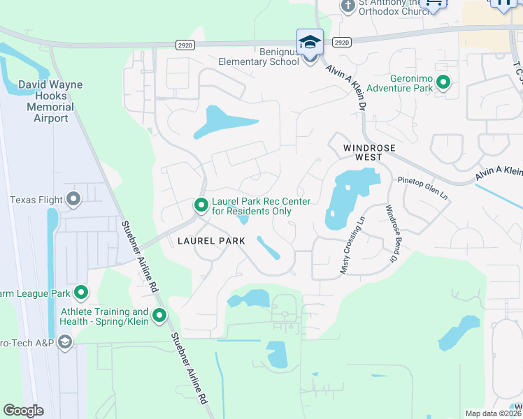 map of restaurants, bars, coffee shops, grocery stores, and more near 20503 Clay Stone Court in Spring