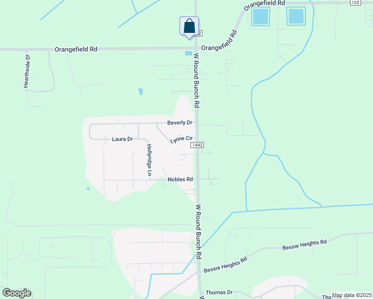 map of restaurants, bars, coffee shops, grocery stores, and more near 9162 Pepper Road in Orange