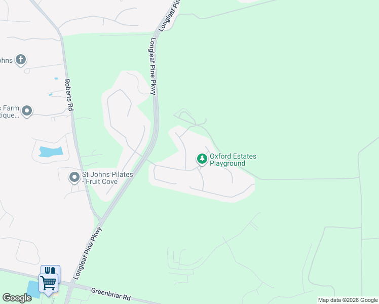 map of restaurants, bars, coffee shops, grocery stores, and more near 100 Clarendon Road in Saint Johns