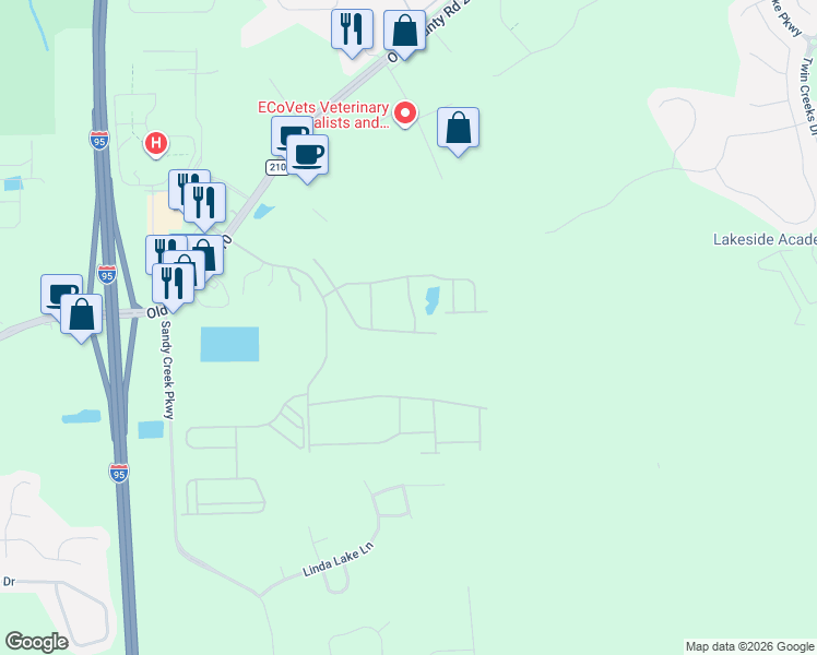 map of restaurants, bars, coffee shops, grocery stores, and more near 9802 Ce Wilson Road in St. Augustine