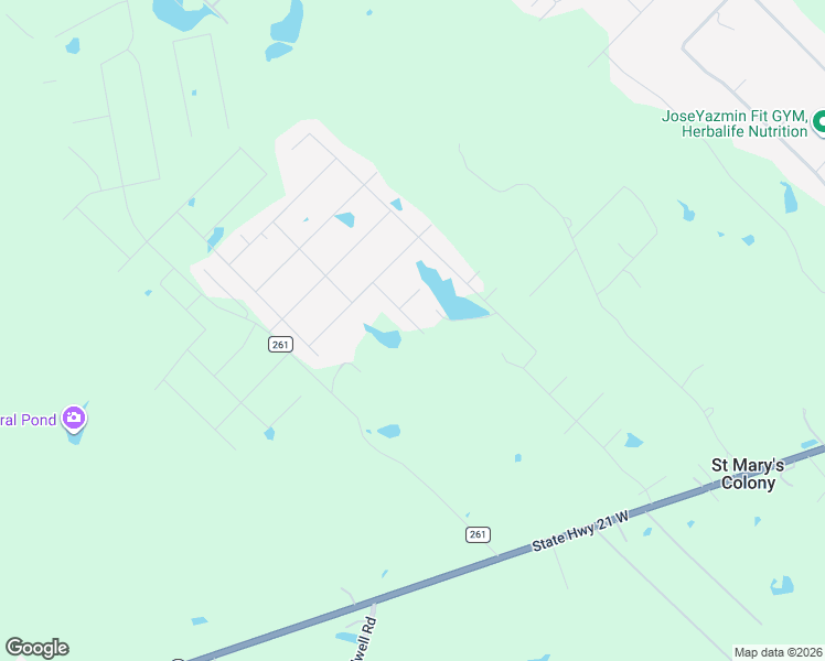 map of restaurants, bars, coffee shops, grocery stores, and more near in Mustang Ridge