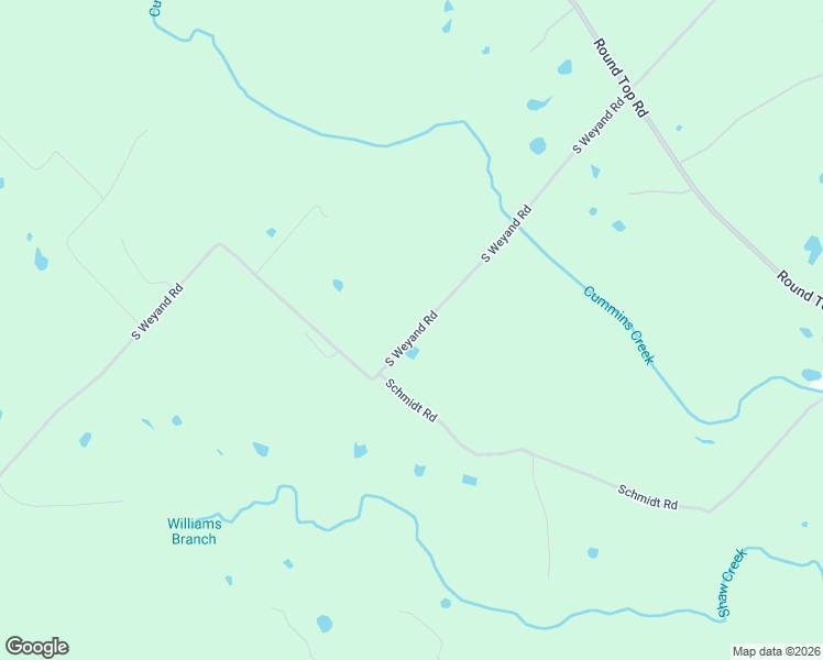 map of restaurants, bars, coffee shops, grocery stores, and more near 1590 Schmidt Road in Round Top