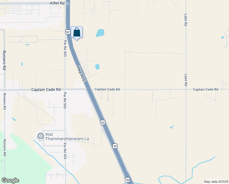map of restaurants, bars, coffee shops, grocery stores, and more near 7610 Betty Jo Lane in Broussard