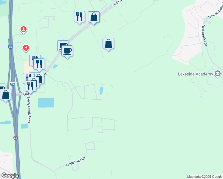 map of restaurants, bars, coffee shops, grocery stores, and more near 9800 Ce Wilson Road in St. Augustine