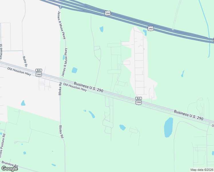 map of restaurants, bars, coffee shops, grocery stores, and more near 42720 U.S. 290 Business in Waller