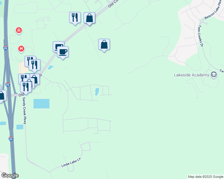 map of restaurants, bars, coffee shops, grocery stores, and more near 9800 Ce Wilson Road in St. Augustine
