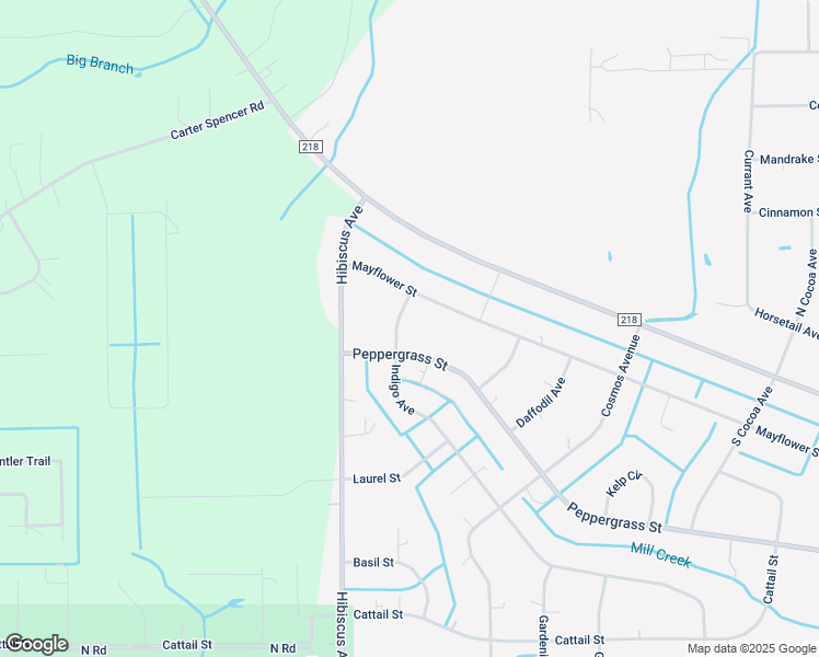 map of restaurants, bars, coffee shops, grocery stores, and more near 2155 Indigo Avenue in Middleburg