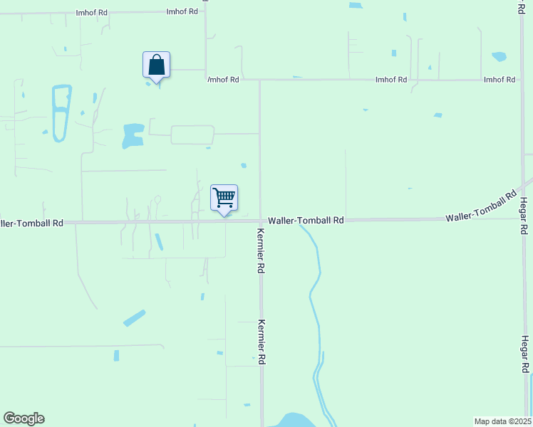 map of restaurants, bars, coffee shops, grocery stores, and more near 27930 Kermier Road in Hockley