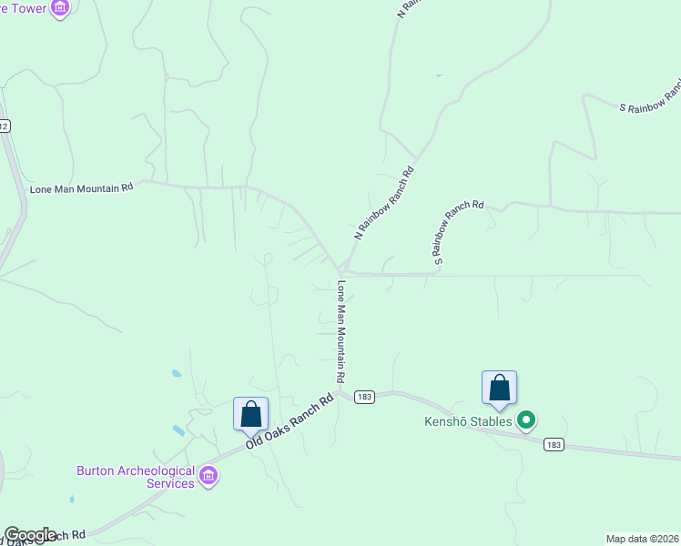 map of restaurants, bars, coffee shops, grocery stores, and more near 101 South Rainbow Ranch Road in Wimberley