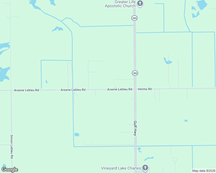 map of restaurants, bars, coffee shops, grocery stores, and more near 584 Arsene Lebleu Rd in Lake Charles