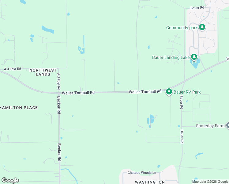 map of restaurants, bars, coffee shops, grocery stores, and more near 23431 Waller-Tomball Road in Harris County