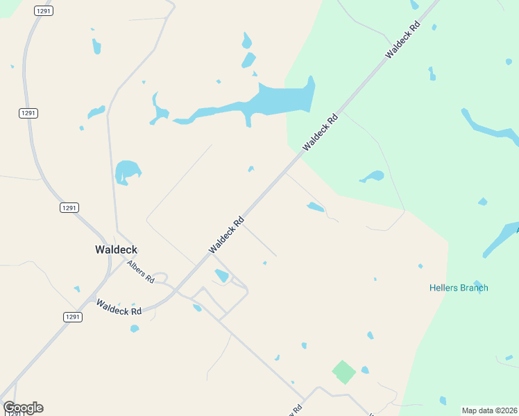 map of restaurants, bars, coffee shops, grocery stores, and more near 782 Waldeck Road in Ledbetter