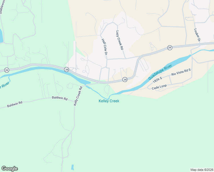 map of restaurants, bars, coffee shops, grocery stores, and more near 1054 Texas 39 in Ingram