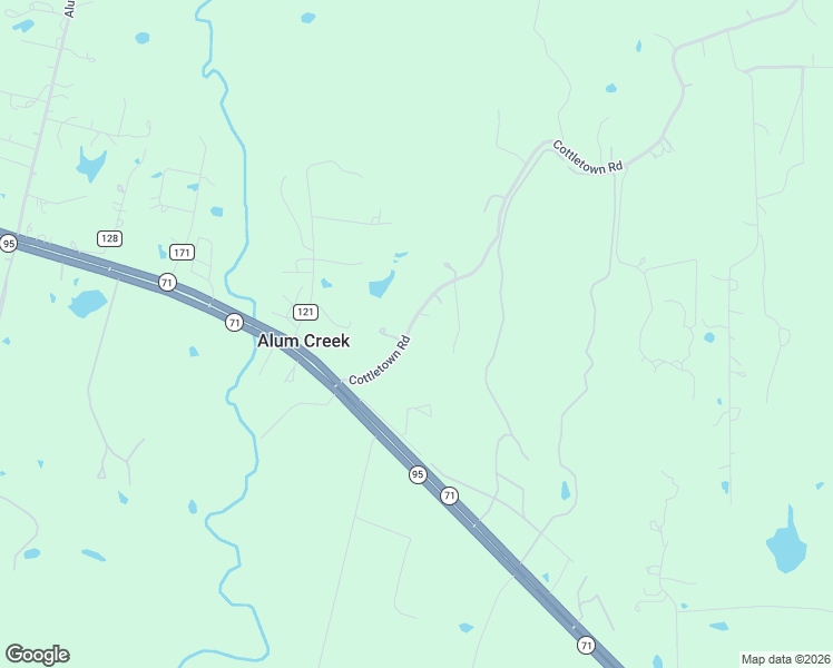 map of restaurants, bars, coffee shops, grocery stores, and more near 152 Cottle Town Road in Smithville