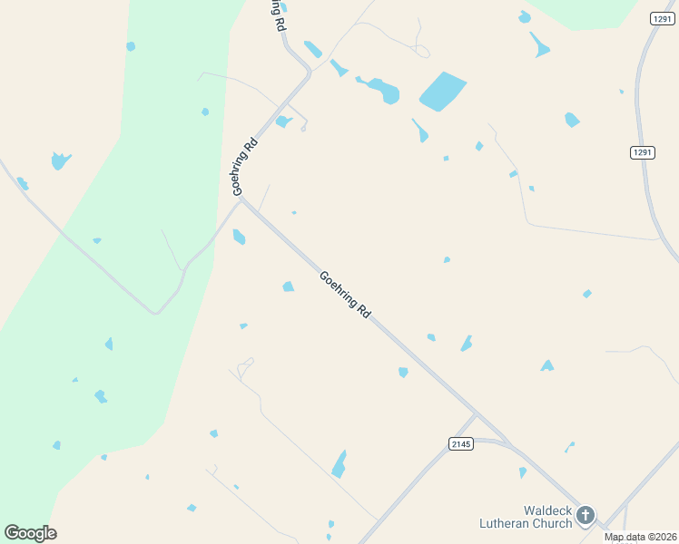 map of restaurants, bars, coffee shops, grocery stores, and more near 7300 Goehring Road in Ledbetter