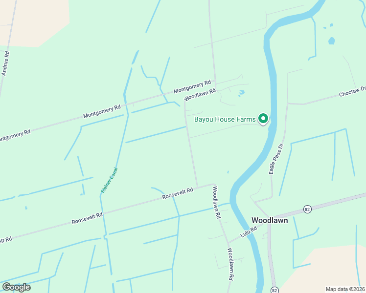 map of restaurants, bars, coffee shops, grocery stores, and more near 5842 Woodlawn Road in Maurice