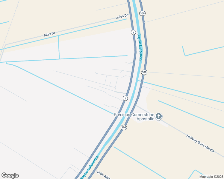 map of restaurants, bars, coffee shops, grocery stores, and more near Millien Drive in Belle Rose