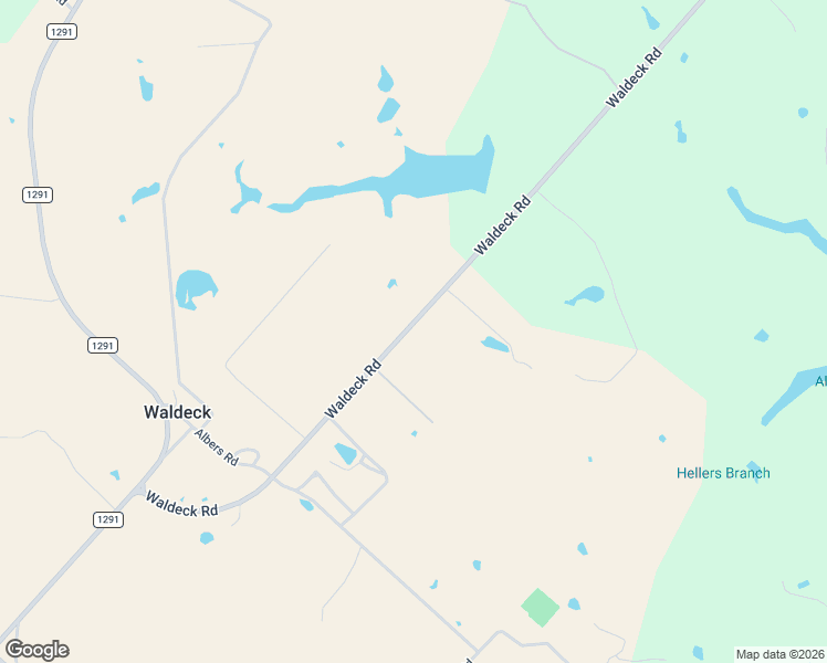 map of restaurants, bars, coffee shops, grocery stores, and more near 782 Waldeck Road in Ledbetter