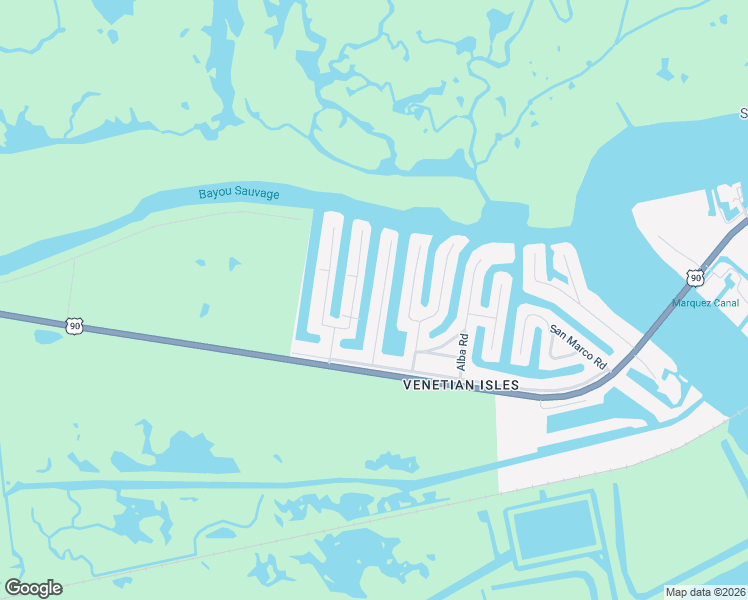 map of restaurants, bars, coffee shops, grocery stores, and more near 4291 San Remo Road in New Orleans