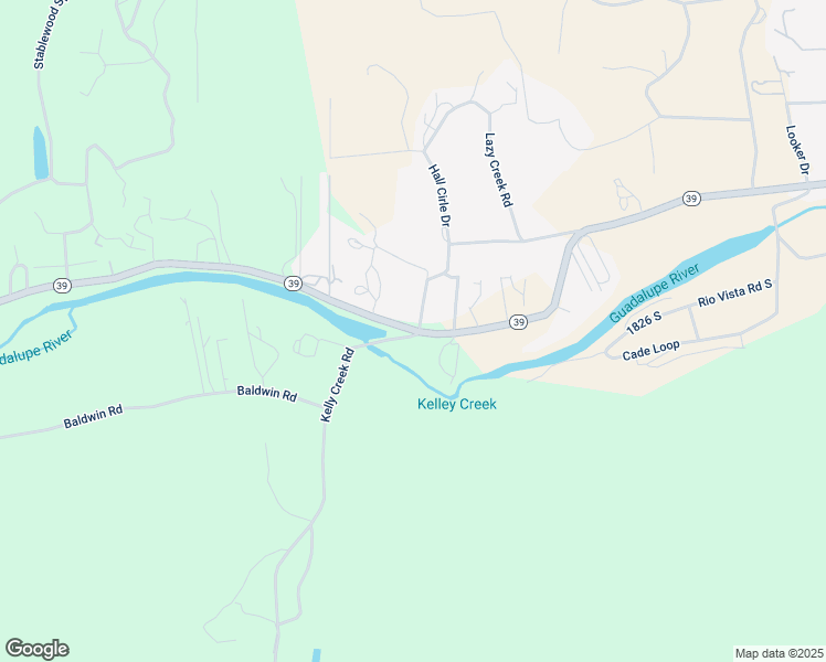 map of restaurants, bars, coffee shops, grocery stores, and more near Kelly Creek Rd in Ingram