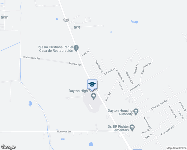 map of restaurants, bars, coffee shops, grocery stores, and more near 3603 McBride Street in Dayton