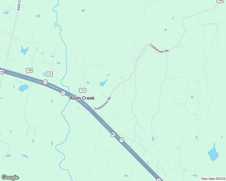 map of restaurants, bars, coffee shops, grocery stores, and more near 157 Cottle Town Road in Smithville