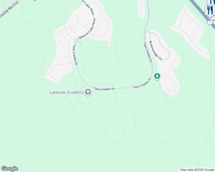 map of restaurants, bars, coffee shops, grocery stores, and more near in Saint Johns