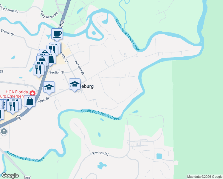 map of restaurants, bars, coffee shops, grocery stores, and more near 2135 Hill Road in Middleburg