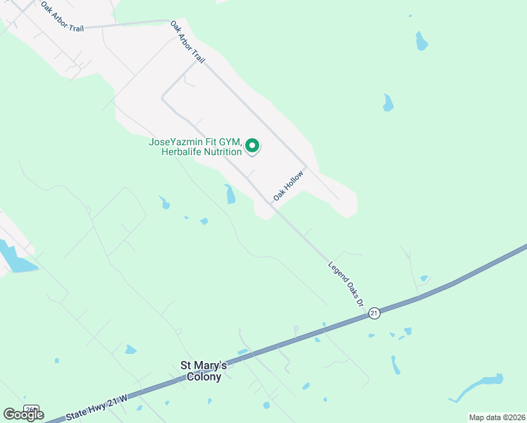 map of restaurants, bars, coffee shops, grocery stores, and more near 212 Legend Oaks Drive in Dale