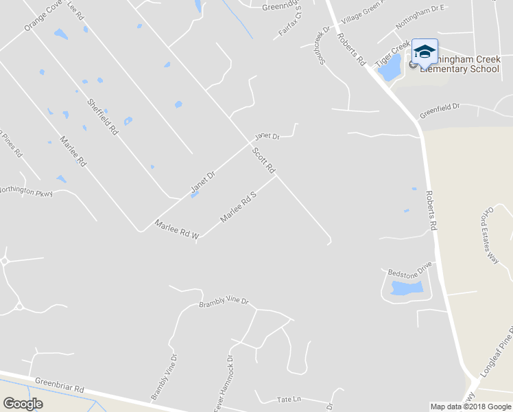 map of restaurants, bars, coffee shops, grocery stores, and more near 2285 Marlee Road South in Jacksonville