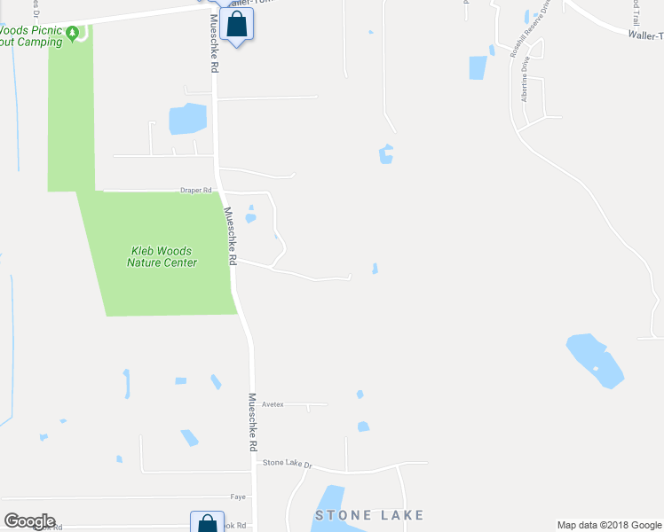 map of restaurants, bars, coffee shops, grocery stores, and more near 21114 Mueschke Road in Tomball