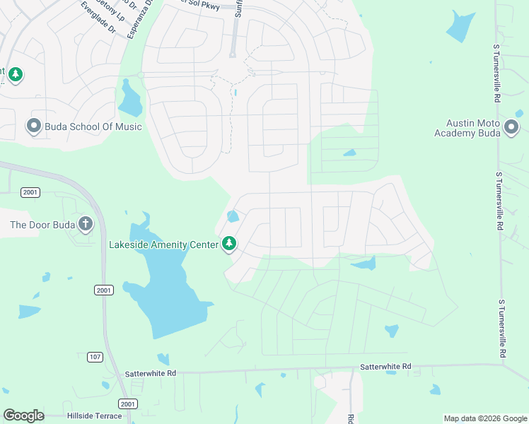 map of restaurants, bars, coffee shops, grocery stores, and more near 5039 Satterwhite Road in Buda