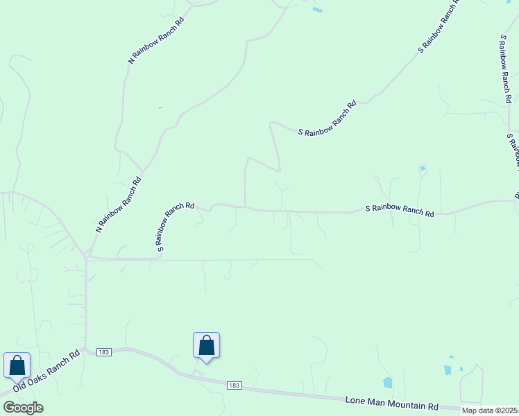 map of restaurants, bars, coffee shops, grocery stores, and more near 501 South Rainbow Ranch Road in Wimberley