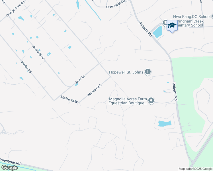 map of restaurants, bars, coffee shops, grocery stores, and more near 2285 Marlee Road South in Jacksonville