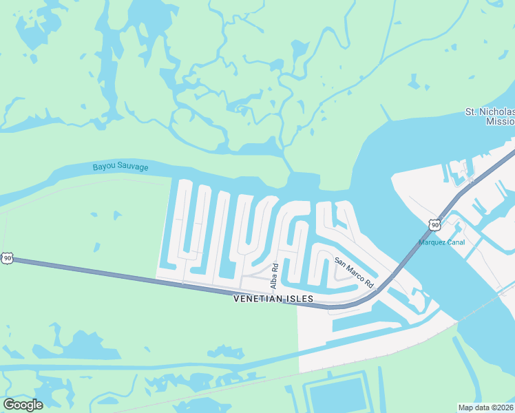 map of restaurants, bars, coffee shops, grocery stores, and more near 4640 Murano Road in New Orleans