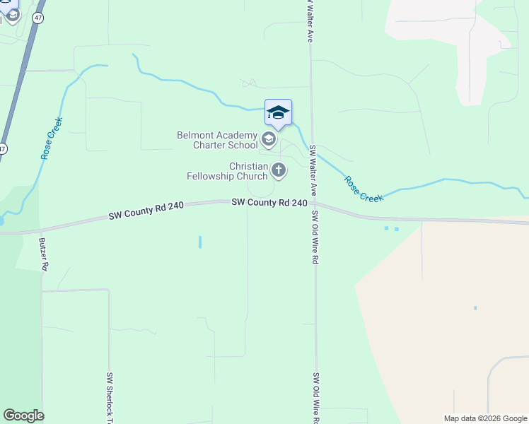 map of restaurants, bars, coffee shops, grocery stores, and more near 5110 County Road 240 in Lake City