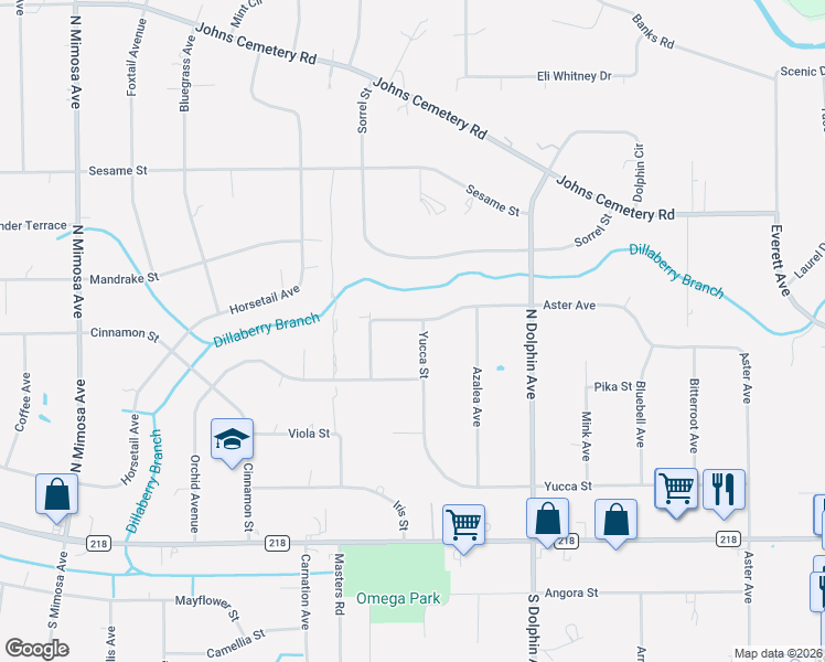 map of restaurants, bars, coffee shops, grocery stores, and more near 267 Aster Avenue in Middleburg