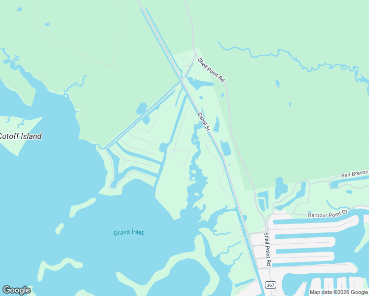 map of restaurants, bars, coffee shops, grocery stores, and more near 78 Southside Drive in Crawfordville