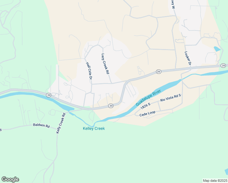map of restaurants, bars, coffee shops, grocery stores, and more near 1020 Texas 39 in Ingram