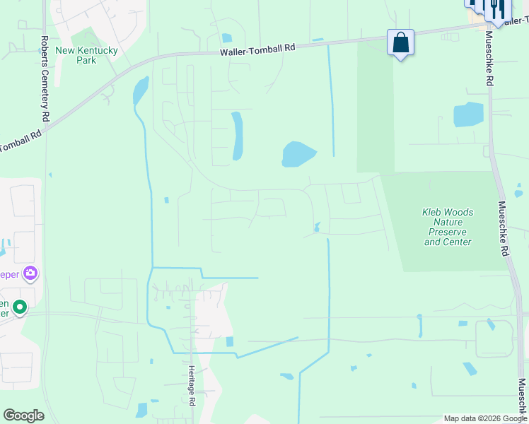 map of restaurants, bars, coffee shops, grocery stores, and more near 21225 FM 2920 Road in Tomball