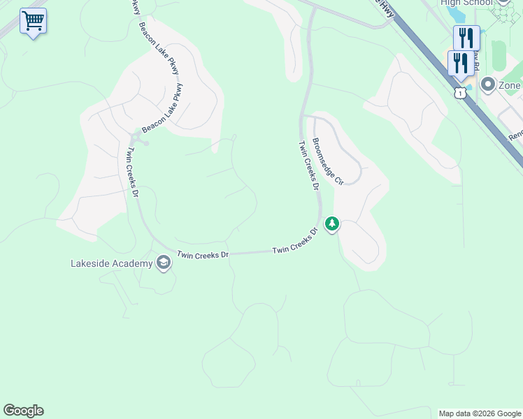 map of restaurants, bars, coffee shops, grocery stores, and more near 199 Old Palm Valley Road in Saint Augustine