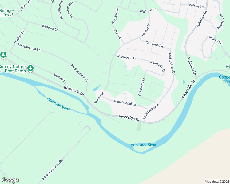 map of restaurants, bars, coffee shops, grocery stores, and more near 130 Konahuanui Lane in Bastrop