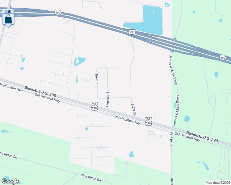 map of restaurants, bars, coffee shops, grocery stores, and more near 20705 Pearl Street in Prairie View