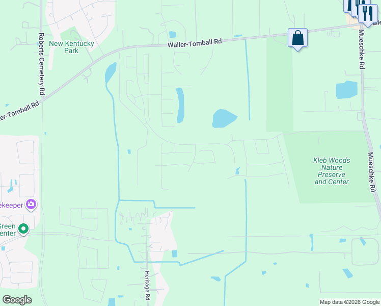 map of restaurants, bars, coffee shops, grocery stores, and more near 21225 FM 2920 Road in Tomball