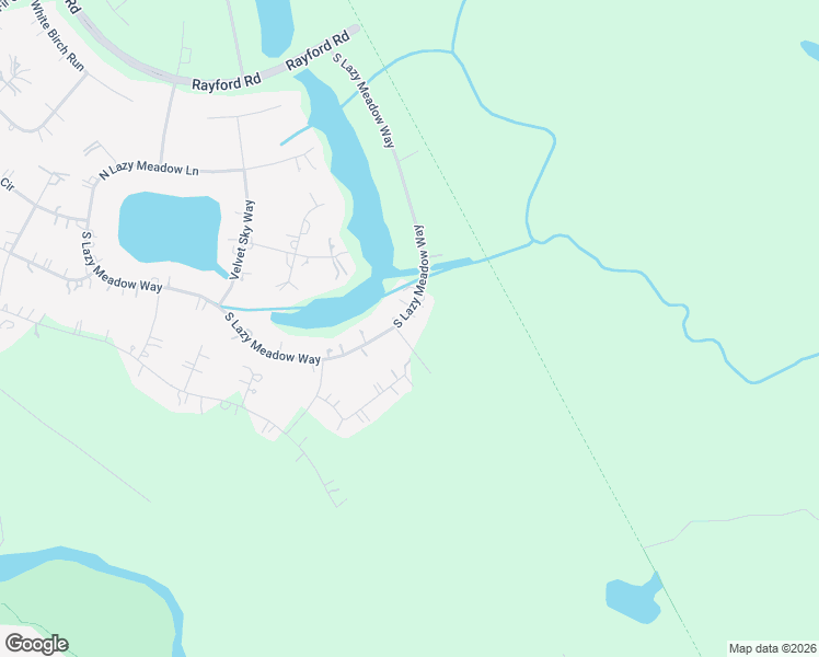 map of restaurants, bars, coffee shops, grocery stores, and more near 27494 South Lazy Meadow Way in Spring