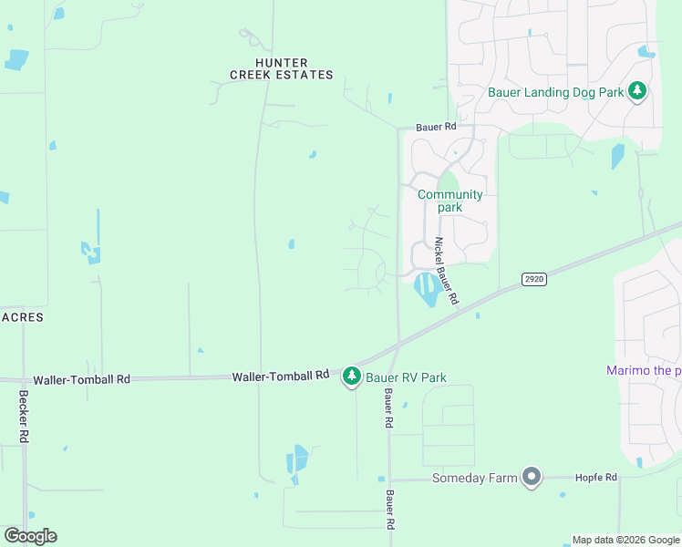 map of restaurants, bars, coffee shops, grocery stores, and more near 222 Hunters Creek in Hockley