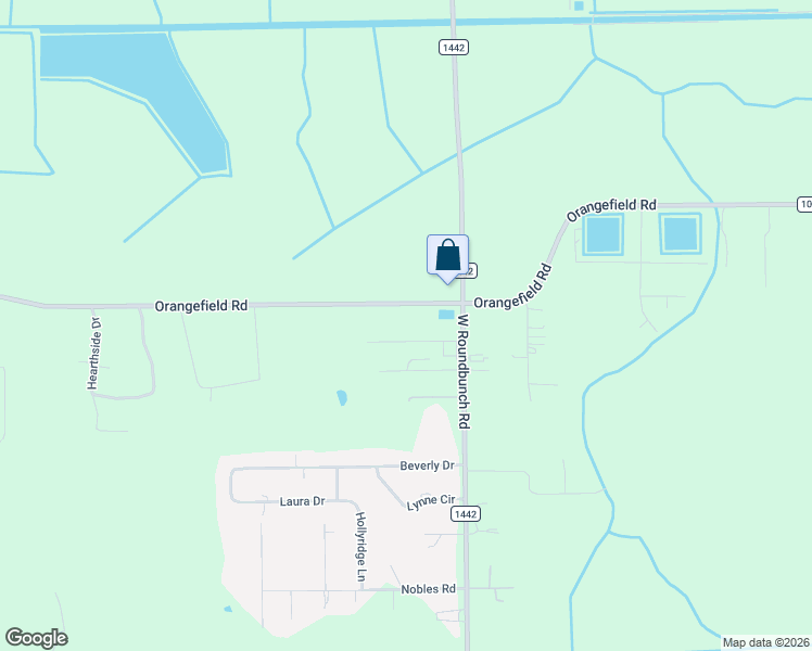 map of restaurants, bars, coffee shops, grocery stores, and more near 9331 Hoffpauir Road in Orange