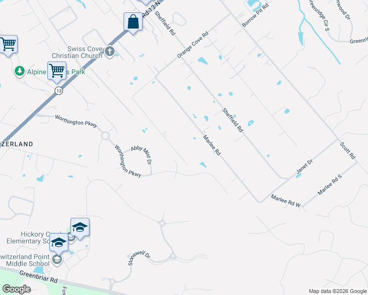 map of restaurants, bars, coffee shops, grocery stores, and more near 1265 Whispering Pines Road in Fruit Cove